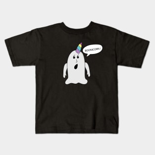 Little Cute Boonicorn Ghost Kids T-Shirt